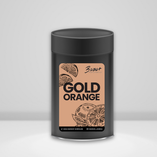 Goldorange Bio-Tee | Bazar Manufaktur